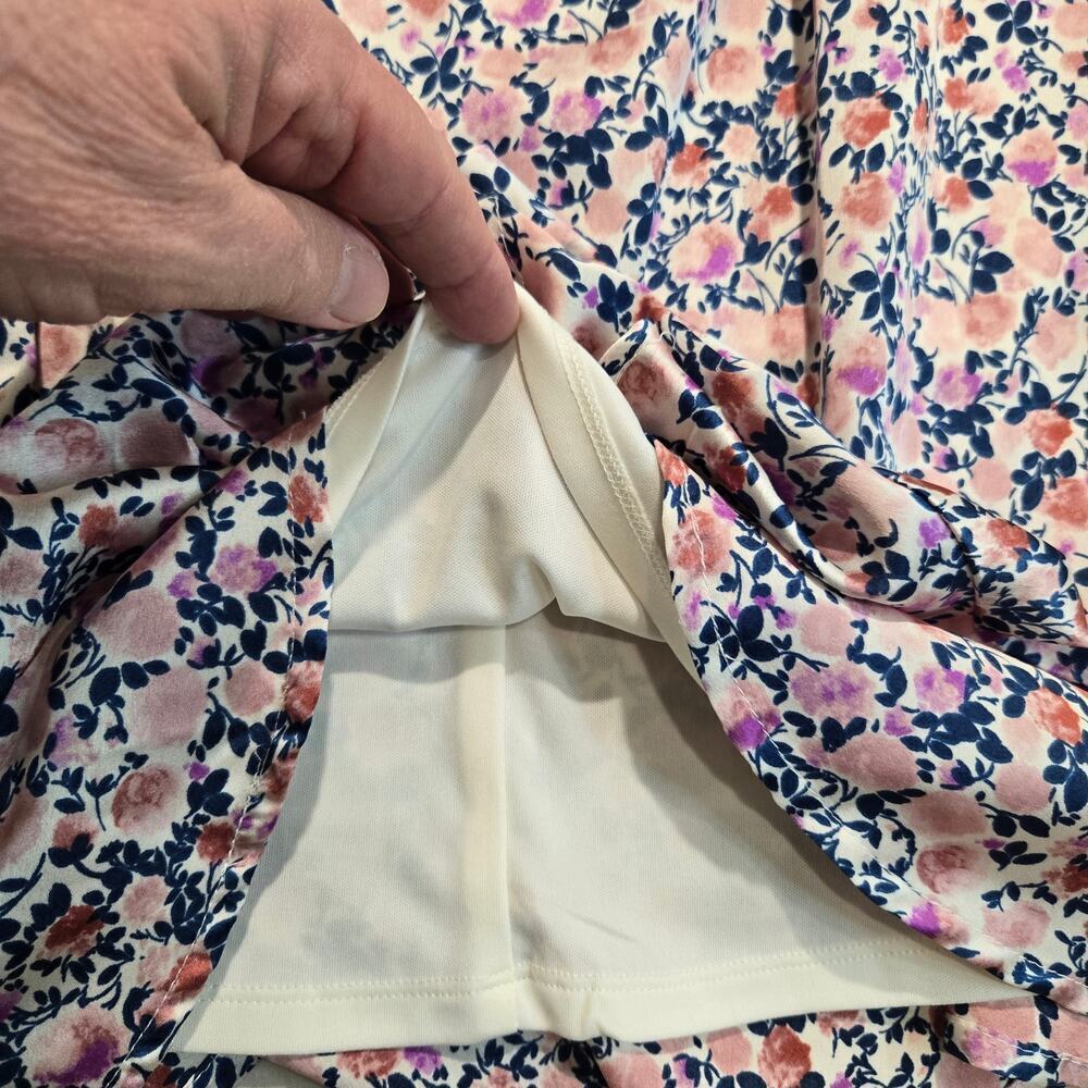 Altar'd State Antoine Dress Long Sleeve Satin Floral Fairy Boho Feminine Sz XS - Picture 5 of 12